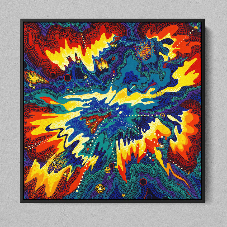 Exhale - Matted Art Print